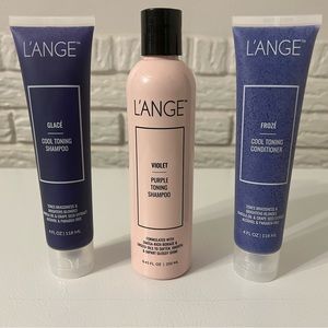 Lange Violet and Cool toning shampoo and conditioner set!  Great deal! 1 SET